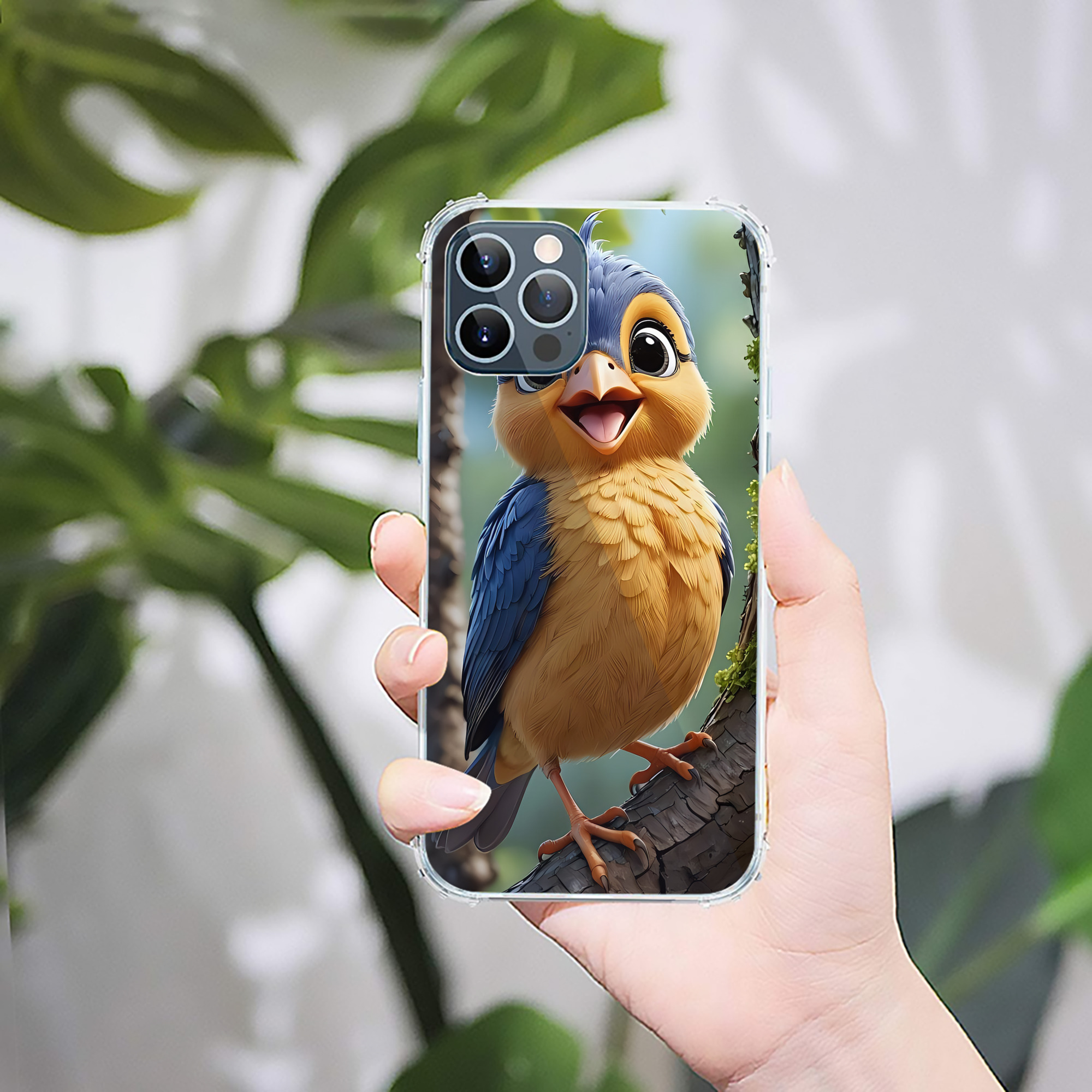 （画像用） Angry Birds アングリーバード 【iPhone 12シリーズ対応】透明スマホケース（クリアソフトケース）